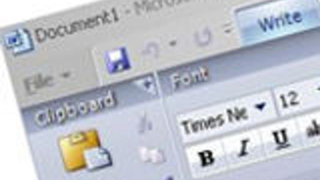 Nytt grensesnitt i Office 2007 bremser kunder