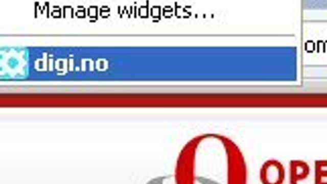 Enklere å lage widgets for Opera