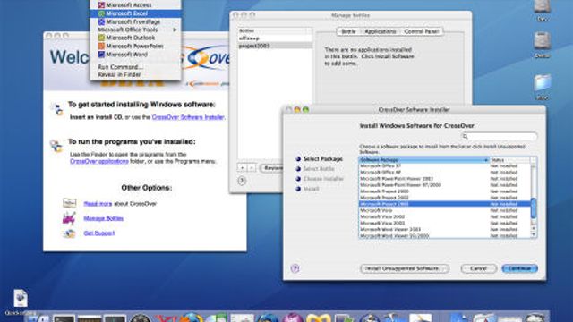 Kjør Windows-programvare i Mac OS X