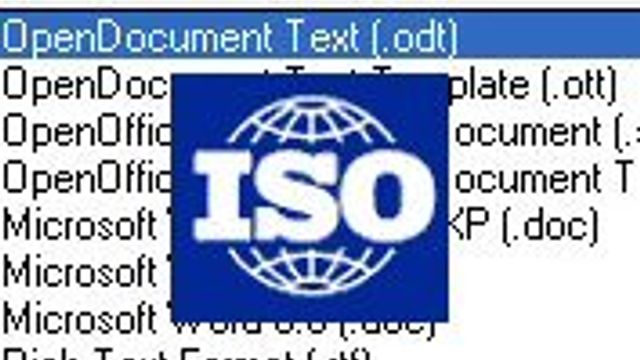 Åpent dokumentformat blir ISO-standard