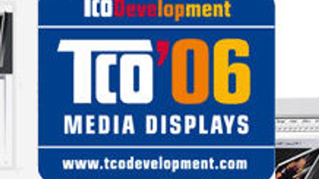 Første skjermer med ny TCO-merking