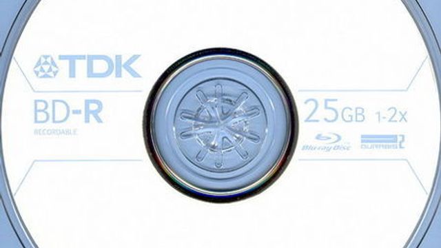 Lagret 200 GB på én Blu-ray Disc