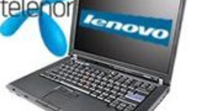 Lenovo med Telenor 3G på nye bærbare