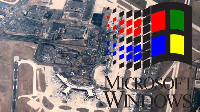 Flyplass ble rammet av Windows 3.1-problemer