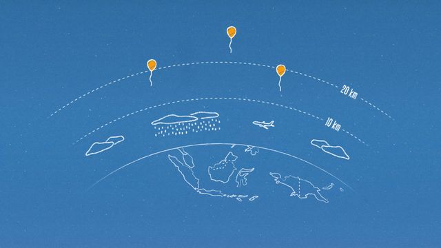 Googles internettballonger til Indonesia