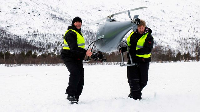 Presser kraftige «jobbdroner» til sitt ytterste i norsk fjellheim