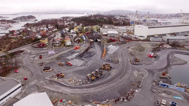 Unike bilder fra Norges største veiprosjekt