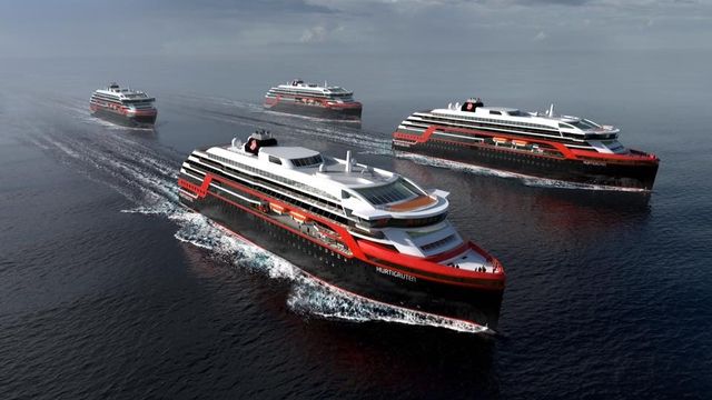 Hurtigrutens nye skip får prisbelønnet skrogform - sammenliknes med Titanic