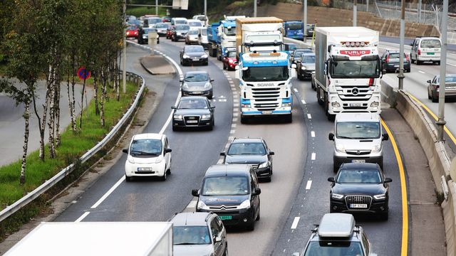 Her bruker nordmenn lengst tid i bilkø
