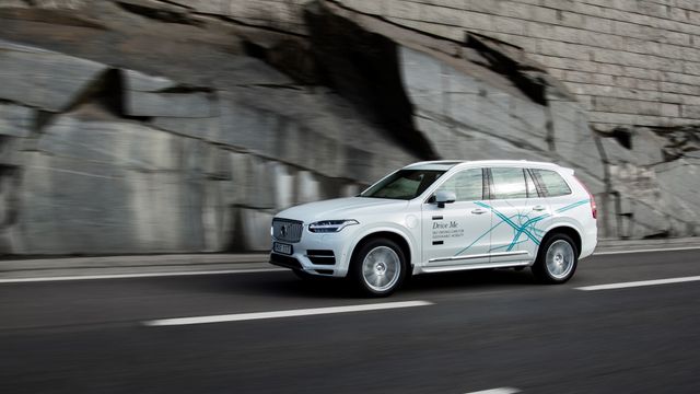 Volvo starter storstilt testing av selvkjørende biler