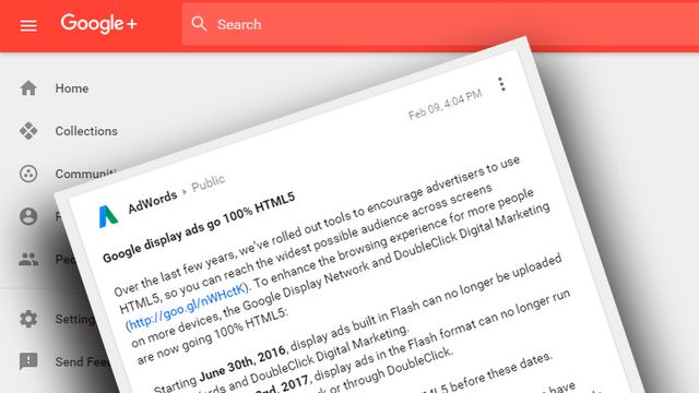 Google: Alle annonser skal være HTML5 innen juni