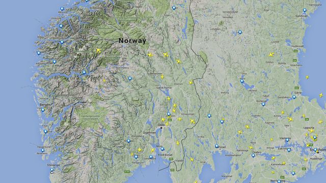 Radartrøbbel stoppet all flytrafikk på Vestlandet