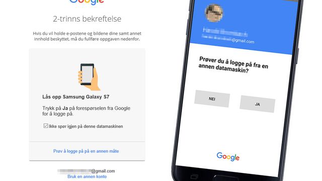 Google gjør det enklere med to-trinns innlogging