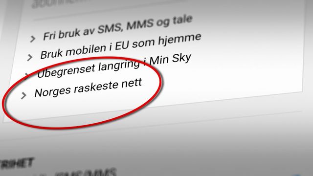 – En glipp, sier Telenor