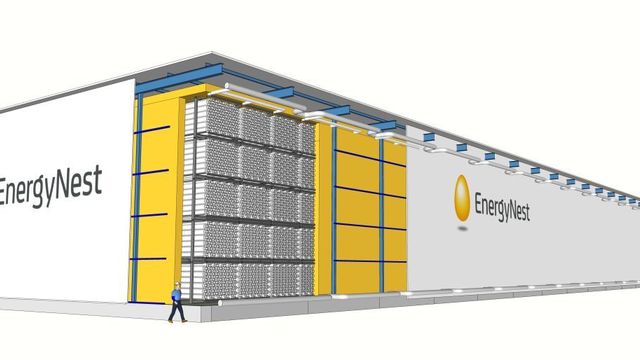 Energynest: Denne containeren lagrer store mengder energi og kan stables som legoklosser
