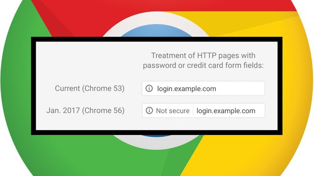 Snart skal Chrome advare mot ikke-kryptert innlogging