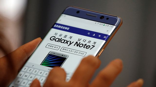 USA forbyr Samsung-telefonen på alle fly