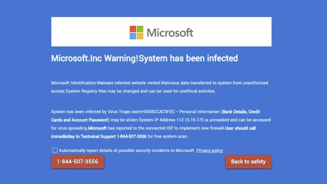 Microsoft-svindlere får hjelp av glemt Chrome-feil