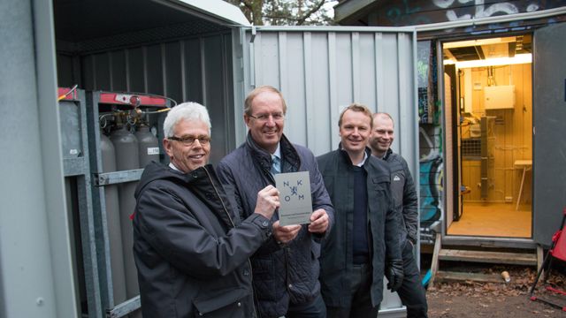 Norges første hydrogendrevne basestasjon