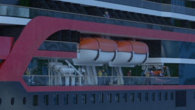 Prestisjekontrakt til Harding: Leverer redningsbåter til de nye Hurtigrute-skipene
