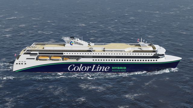 Color Lines nye hybride passasjerferge får motorer fra Bergen
