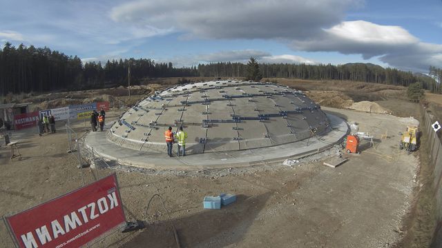 Denne oppblåsbare byggemetoden kan halvere betongbruken