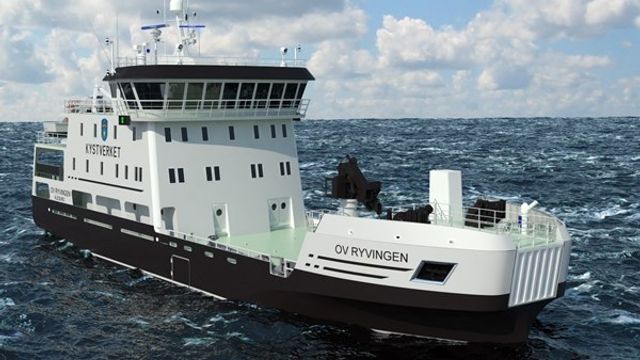 Fikk massiv kritikk etter de forrige bestillingene: Kystverkets nye skip blir hybrid og bygges i Norge