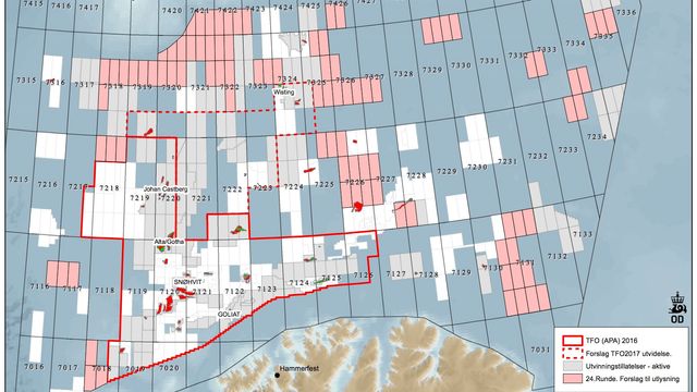 Lyser ut Barents-blokkene før sommeren: Nå advarer miljømyndighetene om lønnsomheten i nord