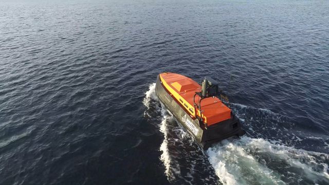 Maritime Robotics er først i verden til å innhente seismikk ved hjelp av et ubemannet fartøy