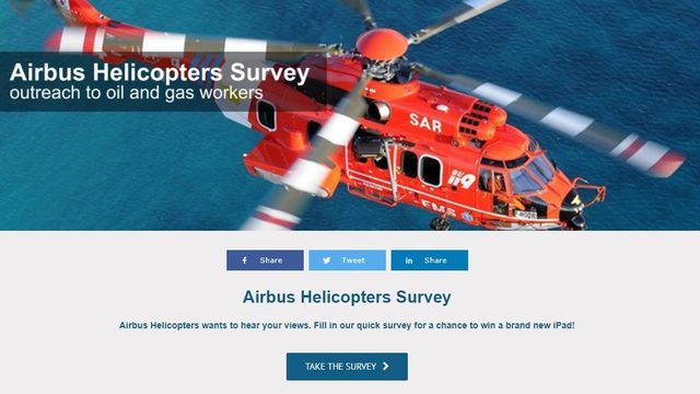 Airbus: Si om du tør fly Super Puma og vinn en flunkende ny Ipad