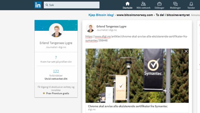 Linkedin vil forby selskap å skrape nettsidene deres