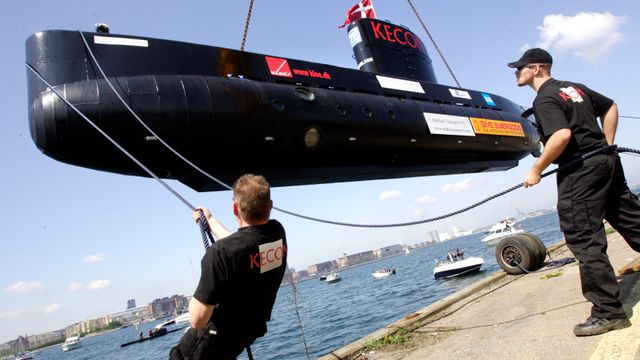 Verdens største privat-byggede ubåt forliste utenfor København