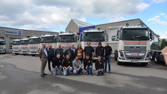 10 nye Volvo-lastebiler til Aurstad