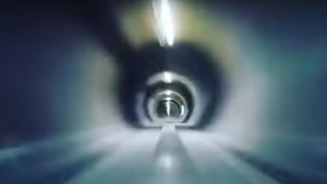 Fartsrekord: Her når kapselen en toppfart på 324 km/t gjennom Hyperloop-banen