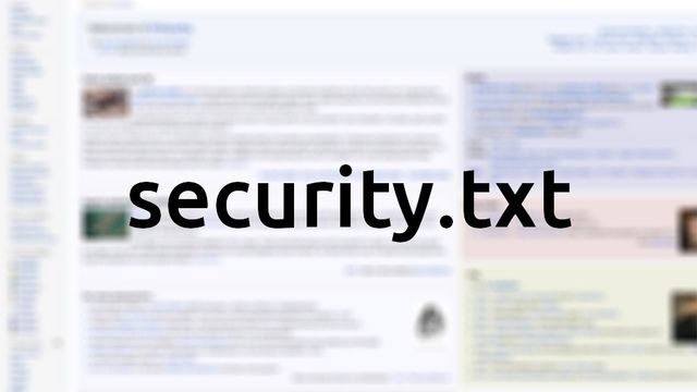 Robots.txt kan få en følgesvenn i security.txt