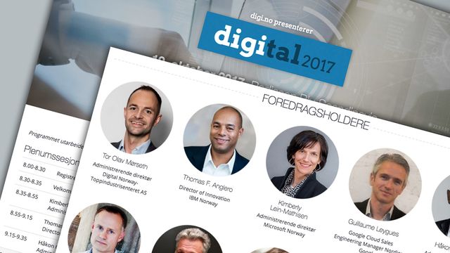 – Digital 2017 skal bli årets nyttigste IT-konferanse