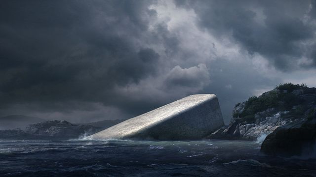 Rundt 40 norske selskaper prosjekterer verdens største undersjøiske restaurant på Lindesnes