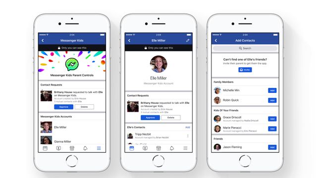 Facebook lanserer meldingsapp for barn