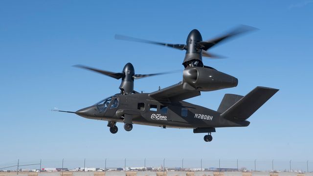 Her flyr det som kan bli USAs nye militærhelikopter for første gang