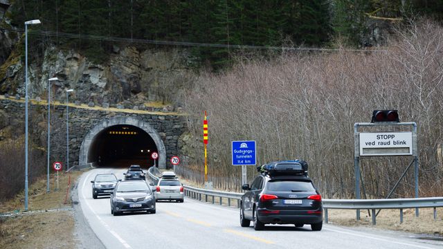 65 tunneler på Vestlandet må stenges på natta