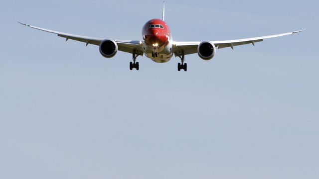 Norwegian-fly satte fartsrekord over Atlanteren
