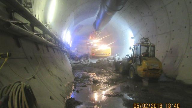 Tyskere støpte fast tunnelboremaskin for å redde tunnel