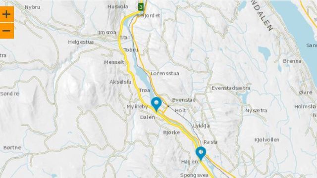 Skal utvide fem kilometer på hovedfartsåren mellom Oslo og Trondheim
