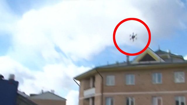 Russlands første postdrone krasjet rett i veggen etter takeoff