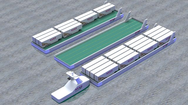 Asko vil frakte mat med autonome skip