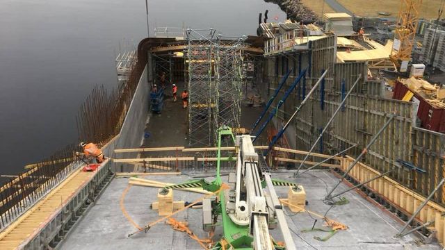 Se bildene fra Lindesnes: Her bygges verdens største undervannsrestaurant