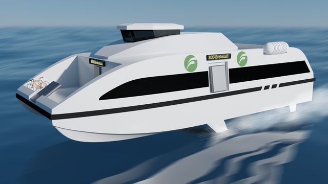 5 aktører jobber med konsepter: Hurtigbåter uten utslipp kommer i 2022-2023