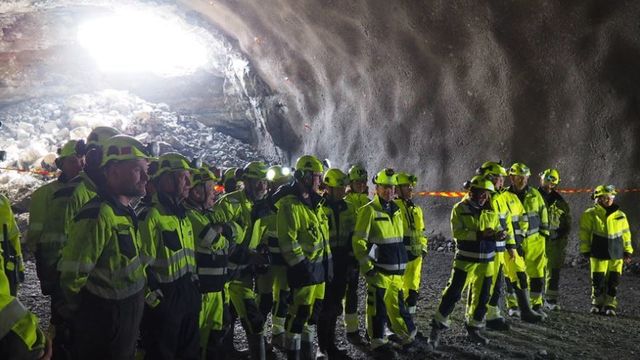 I forrige uke ble siste salve i Kjørholt og Bamble-tunnelene sprengt