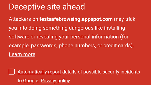 Snart kan du få slike advarsler i flere Android-apper. Det er en god ting