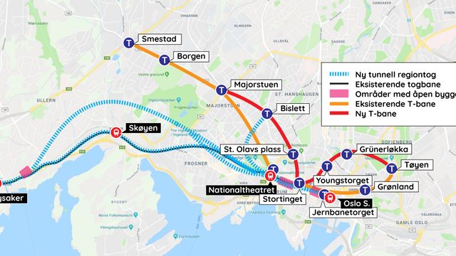 Oslo sentrum tåler ikke mer busstrafikk - her er knuten ingeniørene må løse